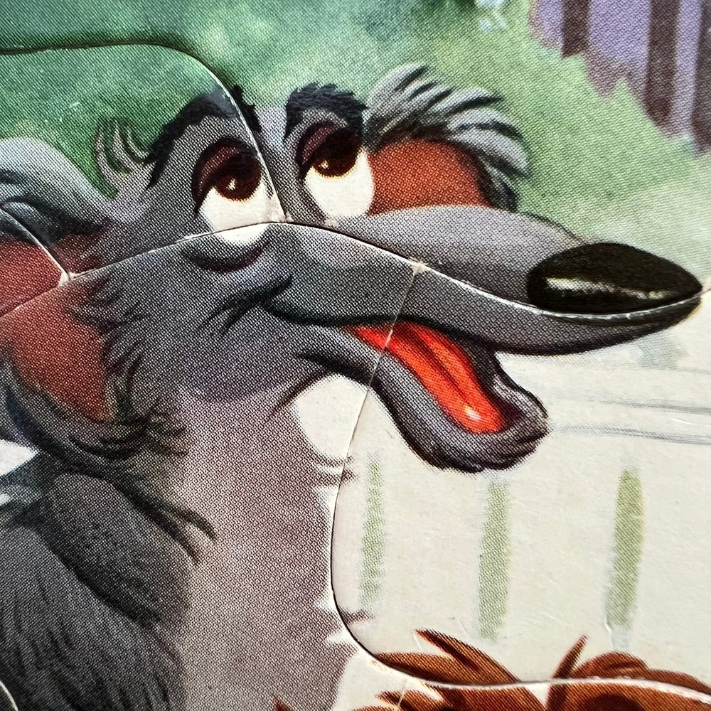 Vintage Disney Lady and the Tramp Whitman Tray Puzzle 1954 - Picture 8 of 8